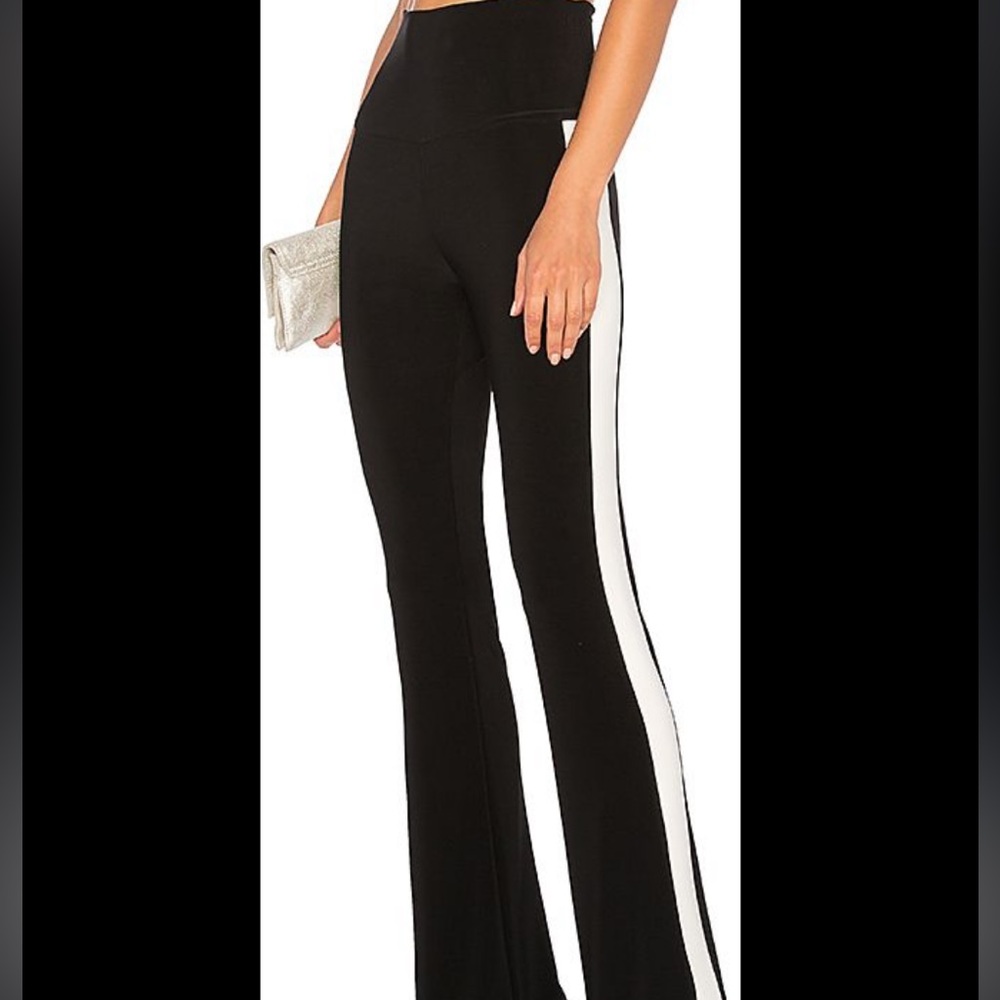 Norma Kamali side stripe legging